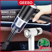 พร้อมส่ง-COD  GEESO 9900PA Wireless Car Vacuum Cordless Cleaner Mini Kereta Rechargeable Vacum Porta