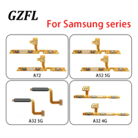 Original New Power On Off Volume Button Flex Cable For Samsung Galaxy A22 A72 A52 A32 A22 A12 A02 4G 5G