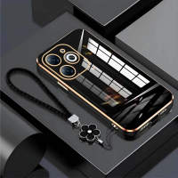 Soft Case For Tecno Spark 20 Spark 20C Spark 20 Pro Spark 20 Pro Plus Case Plating Luxury Glossy Wit