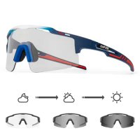 Photochromic 2024 Men Women Road Bike Glasses Cycling Eyewear Bicycle MTB Discoloration Goggles Sport Fishing Running Sunglasses