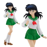 17cm In Stock Japanese Anime Figure Inuyasha/Higurashi Kagome Action Figure Collectible Model Toys For Boys Collection Gift