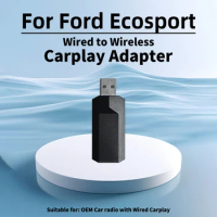 Mini Apple Carplay Adapter New Smart AI Box for Ford Ecosport Car OEM Wired CarPlay To Wireless Carplay Plug and Play USB Dongle