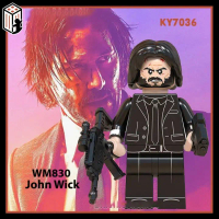 WM 830 - Đồ Chơi Lắp Ráp Mô Hình Sáng Tạo - Minifigure John Wick - Sát thủ chuyên nghiệp phụ kiện cự