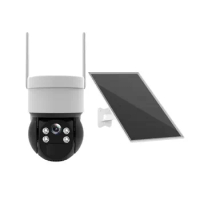 2MP 1080P Ubox/Tuya APP 4X Zoom Solar Power Wire-Free PTZ IP Dome Camera AI Humanoid Home Security Intercom CCTV Baby Monitor