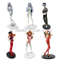 22cm Anime Neon Genesis Evangelion Ayanami Rei Action Figure EVA Asuka Langley Soryu Figurine PVC Collection Model Toy For Gifts