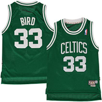 2026Mens Boston Celtics Larry Bird Hardwood Classics Jersey