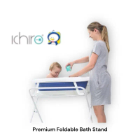 ICHIRO Premium Foldable Bath Stand untuk Mandi - Tidak Termasuk Bak Mandi and drain hose