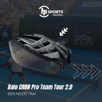 Balo Thể Thao CRBN Pro Team Tour 2.0 Chính Hãng - Màu Đen Ngọc Trai
