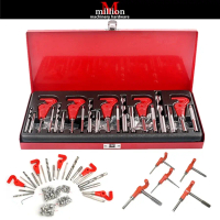 Quality Hot New(New Style) 131pcs M5 M6 M8 M10 M12 Helicoil Thread Repair Insert Kit Auto Repair Too