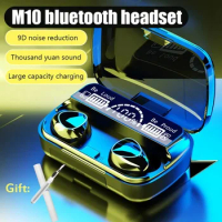 2023 NEW TWS Bluetooth Wireless Music Earphones Noise Reduction 9D HiFi Stereo Headphones Waterproof Sports Headset for Iphone