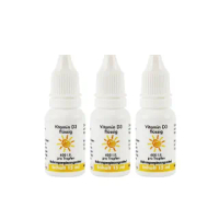 【Natural Fit 活粒適】維生素D3三入組 高濃度滴劑600IU 15mL*3(市售最高濃度 德國原裝進口)