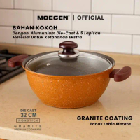 Panci Wajan Moegen Germany Skillet & Stewpot Set Anti Lengket Original Pasti Promo