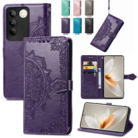 Magnetic Flip Case Phone Cover For VIVO V23 V20 V15 S12 S10 S9 S7 S5 S1 Pro IQOO 10 9 Pro IQOO Neo8 7 6 5 3 Leather Phone Case