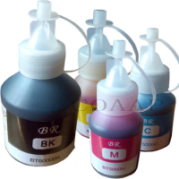 Compatible BT6000 pigment Black &amp; BT5000 Dye CMY inks for brother DCP-T300 DCP-T500W DCP-T700W MFC-T800W printer