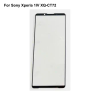 Parts For Sony Xperia 1IV XQ-CT72 Touch Screen Outer LCD Front Panel Screen 1 IV Glass Lens Cover Without Flex Cable