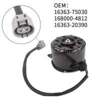 Radiator Cooling Fan Motor For Lexus RX350 RX450H Toyota Hiace Both Spare Parts Parts 16363-75030 168000-4812 16363-20390