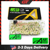 GTmotor AJI Racing Gold Chain Motorcycle Chain Rantai Motor 428Hx122L / 428Hx132L / 415Hx132L