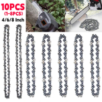 4/6/8 Inch Chainsaw Chain Guide Portable Electric Saw Mini Chainsaw Logging Saw Blade Pruning Chain Saw Power Tools Accessories