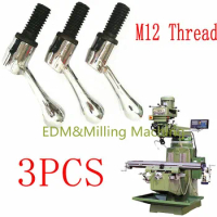 3pcs Bridgeport Metal Part Head Milling Machine Table Lock Bolt Handle M12 Thread For CNC Lathe Grinder