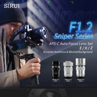 Sirui Sniper 23mm 33mm 56mm f/1.2 Autofocus Lens with Eye and Object Tracking APS-C f/1.2 to f/16 Full-Frame Equivalent