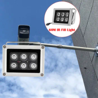 60m IR distance 6pcs Leds IR Illuminators Light Infrared Light LED Waterproof CCTV Camera Night Vision Fill Light for CCTV Cam