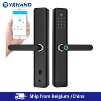 Fingerprint Door lock,Waterproof Bluetooth Electronic Door Lock Intelligent App Biometric Door Lock Smart Wifi Fingerprint Lock