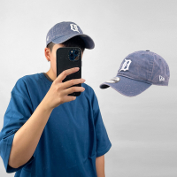 New Era 棒球帽 MLB 藍 白 底特律老虎 940帽型 酸洗 可調式帽圍 帽子 老帽 NE13773993