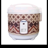 magic com miyako PSG607 penanak nasi rice cooker uk 0,6Liter Lapisan Anti Lengket Desain Mudah Diber
