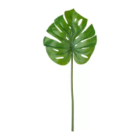 SMYCKA 人造樹葉, 龜背芋/綠色, 80 公分