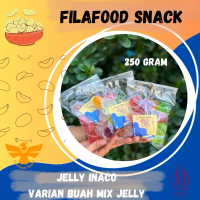 250 Gram - Jelly Inaco by Filafood Jelly Puding Aneka Rasa Varian Mix Flavor with Nata de Coco Cemil