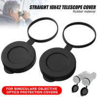 Binoculars Protective Rubber Objective Lens Caps 10x42 Binocular Eyepiece Lens Cover Telescope Cover Lens Protection Accessories