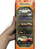 Matchbox Coffee Cruise III 1964 Austin Mini Cooper - 1975 Chevy Caprice - Corvette T Top - ‘35 Ford 