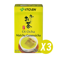 【伊藤園】ITOEN日本進口國產Oi Ocha抹茶玄米茶茶包 三盒入 冷飲熱飲冷泡茶可茶泡飯下午茶(大谷翔平代言)
