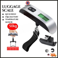 Digital Luggage Scale 50kg/10g  - Portable Travel Weighing Tool for Baggage, Suitcase, and Packages 