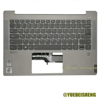 YUEBEISHENG New For Lenovo IDEAPAD 540S-14 AIR14-2019 IWL 540S -14 palmrest US keyboard upper case cover Backlight GRAY