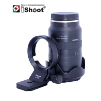iShoot Lens Collar Foot w Camera QR Plate for Tamron 70-300 A047, 28-200 Sigma 35mm F1.2 DG DN Art Tripod Mount Ring IS-S135FE