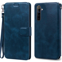 For Realme 6 6S 6i Case Silicone Cover Leather Flip Wallet Case For Realme 6 Pro Case For Realme6 Re