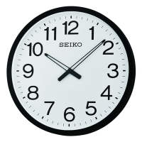SEIKO 精工 指針式時尚掛鐘-黑框 QXA563K_SK045