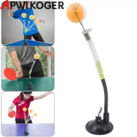 Sucker Type Table Tennis Trainer Rapid Rebound Ball Clip Training Machine Ping Pong Training Robot for Stroking Action Outdoor