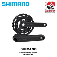 Cues FC-U6000 Double Crank Sepeda 46T/30T 170mm Tanpa BB