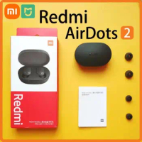 Mijia Xiaomi Redmi AirDots 2 Earphone Wireless Bluetooth Headset Noise Reduction 5.0 HD Mic Earbuds Sport Music Gaming Headphone