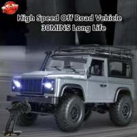 High Speed Waterproof 1:12 Full Scale Remote Control Off Road Car 2.4G Simulation Lighting Sheet Metal Shock 4WD 150M RC Car Toy
