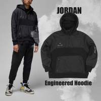 Nike 長袖上衣 Jordan 23 Engineered 男款 黑 連帽 帽T 寬鬆 休閒 喬丹 基本款 DV1592-010