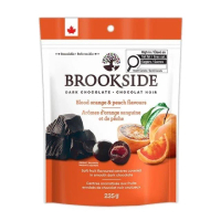現貨 加拿大直送 Brookside Dark Chocolate 血橙香桃味朱古力 235g [平行進口]