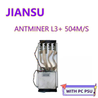 Used ANTMINER L3+ 504M/S±10% with Used PC PSU scrypt miner is better than the ANTIMER L3