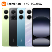官方旗艦館 小米 Redmi紅米 Note 14 6.67吋 4G(8G/256G/Helio G99-Ultra/1億800萬鏡頭畫素)