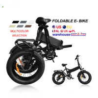 7Go 48v 750w Ebike 20 inch portable E-Bike 7 Speeds City Road Adults folding electric bike fold up bicycle ebike motorcycles