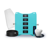 5 band mobile signal booster 2g 3g 4g lte for home car indoor phone gsm 800 900 1800 2100 2600mhz cell phone signal booster
