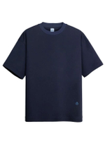 เสื้อยืดคอกลม ผู้ชาย CREW NECK COMFORT FIT JACKET สีน้ำเงิน