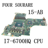 For HP Pavillion 15-AB Laptop Motherboard with I7-6700HQ CPU DAX1FDMB6F0 UMA Mainboard